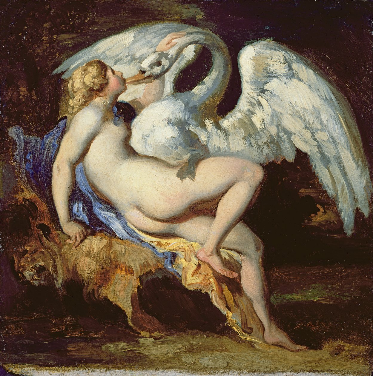 Leda e il cigno da Theodore Gericault