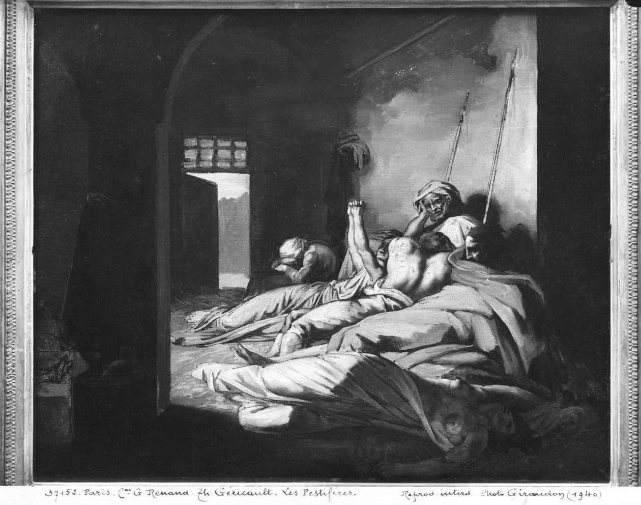 Vittime della peste da Theodore Gericault