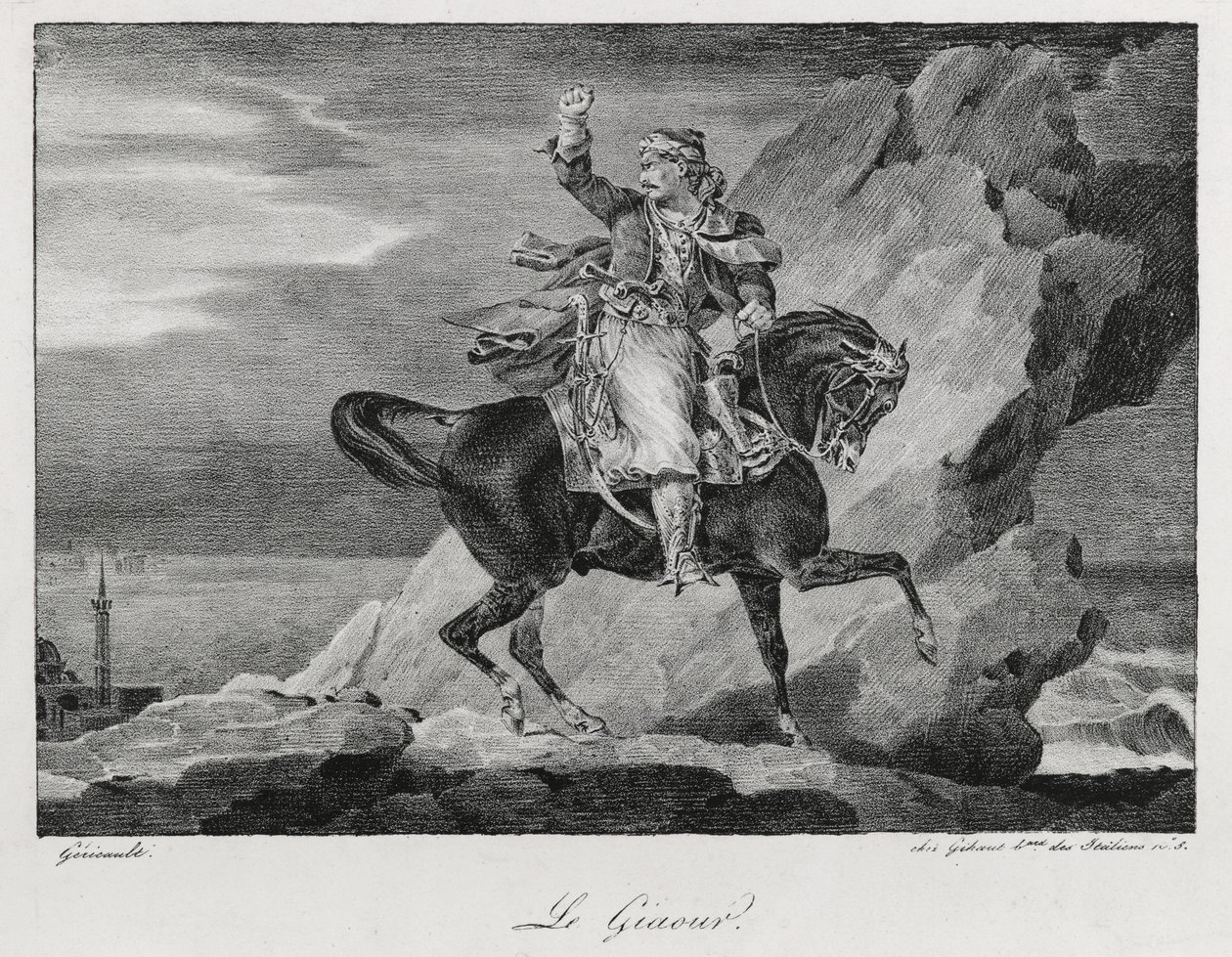 Il Giaour, 1820 da Theodore Gericault