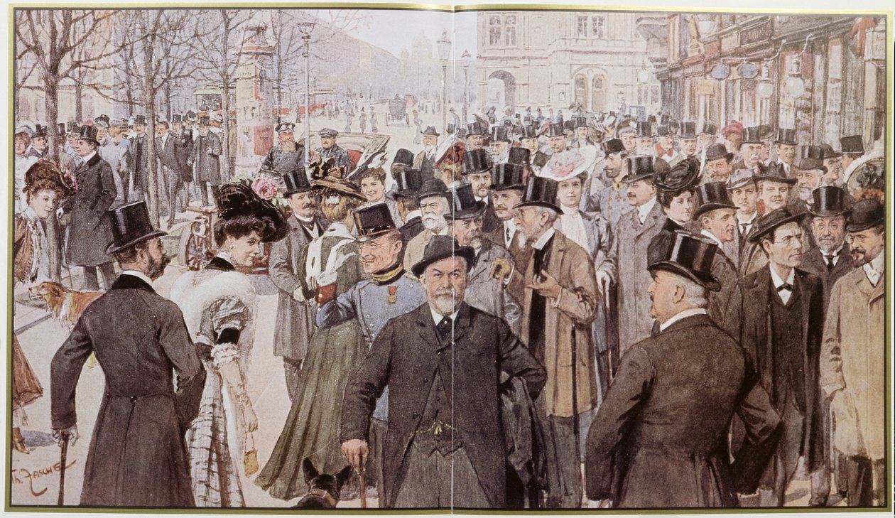 La Ringstrasse, Vienna da Theodore Zasche