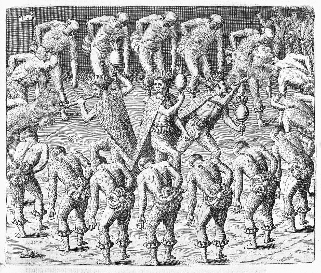 Indiani Tupinamba osservati da Hans Staden durante il suo viaggio in Brasile, 1552, da 