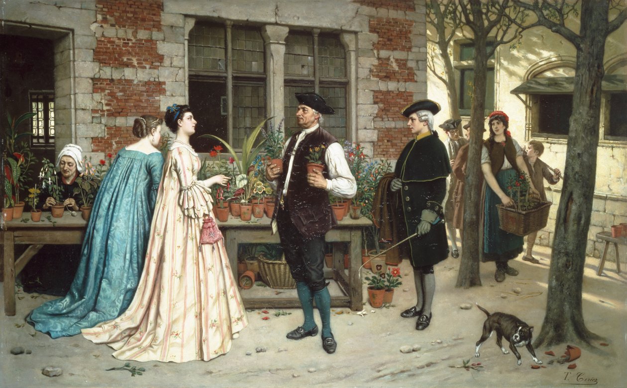 Il Venditore di Fiori da Theodore Ceriez
