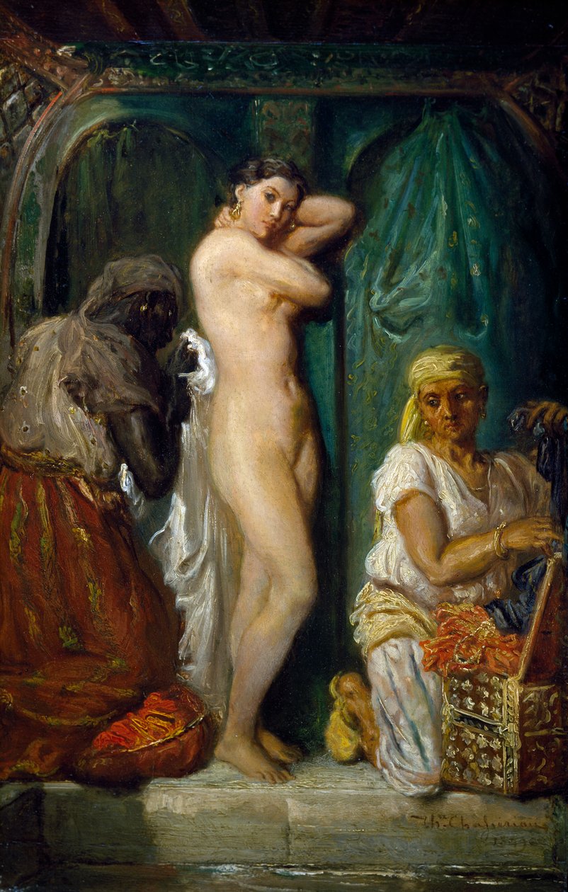 Bagno nel Serraglio da Théodore Chassériau