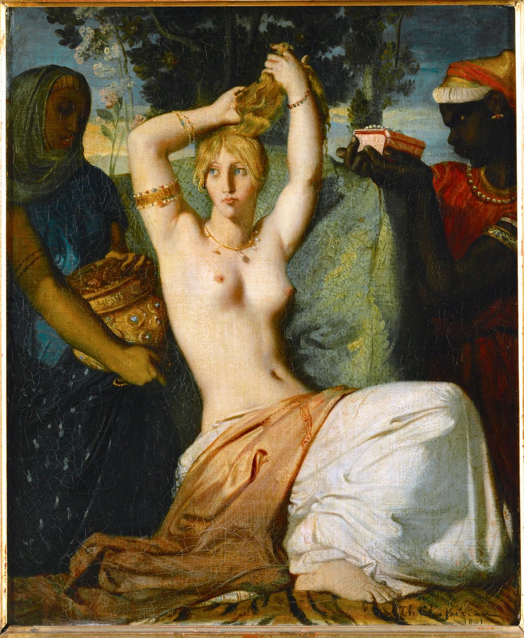 Il bagno di Esther ... da Théodore Chassériau
