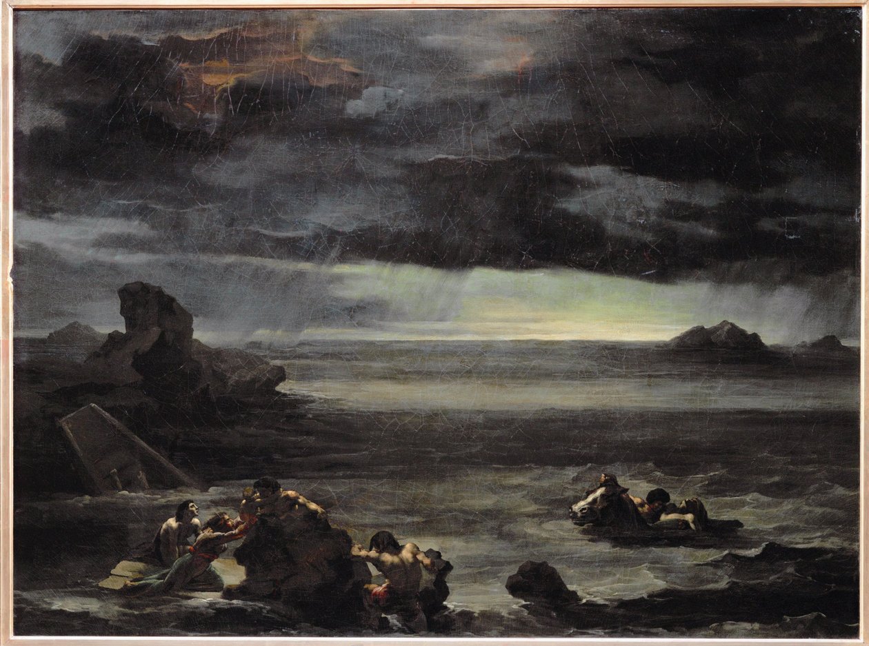 Una scena del Diluvio ... da Theodore Gericault