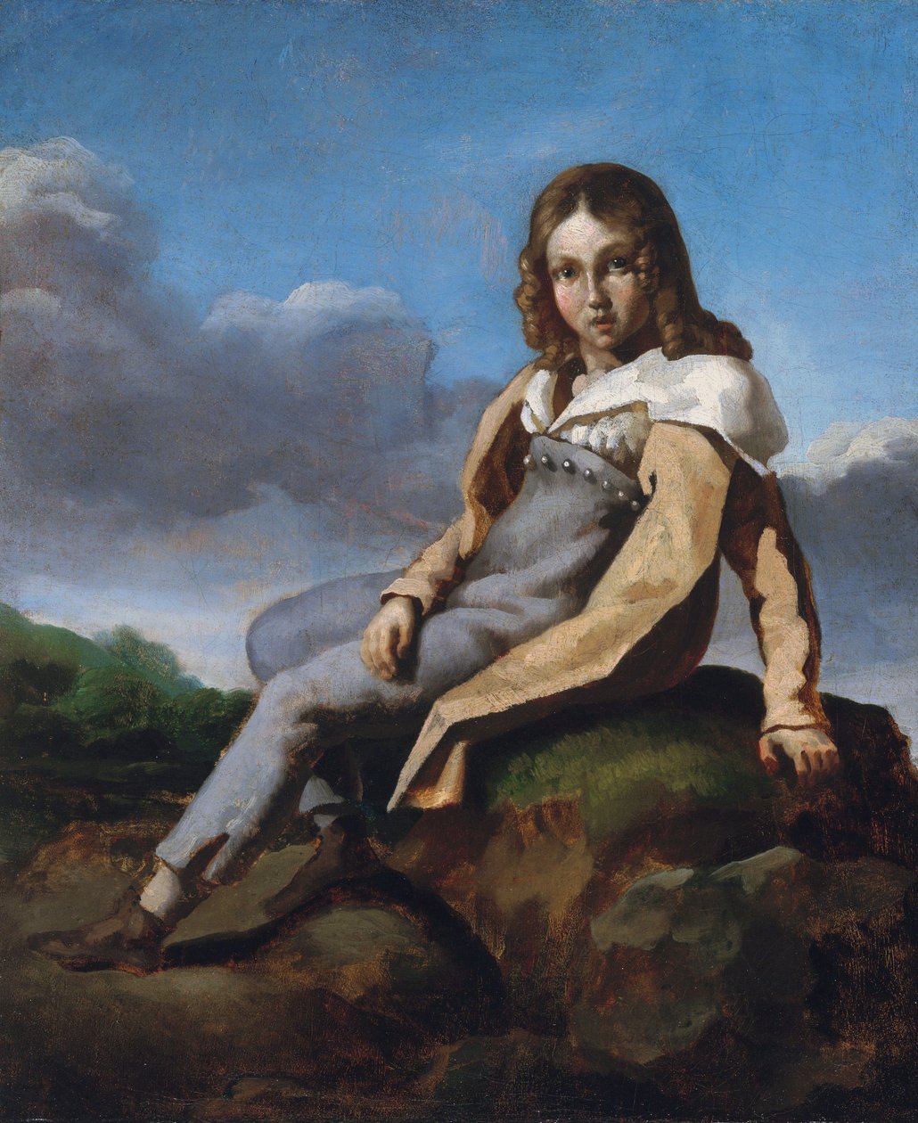 Alfred Dedreux (1810-1860) da bambino da Theodore Gericault