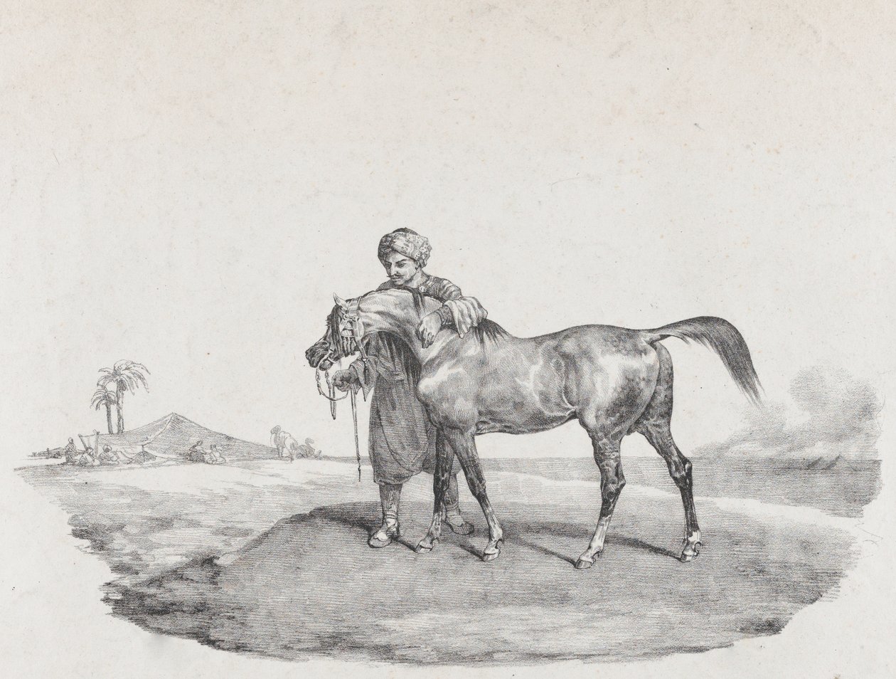 Un Cavallo Arabo, 1821 da Theodore Gericault
