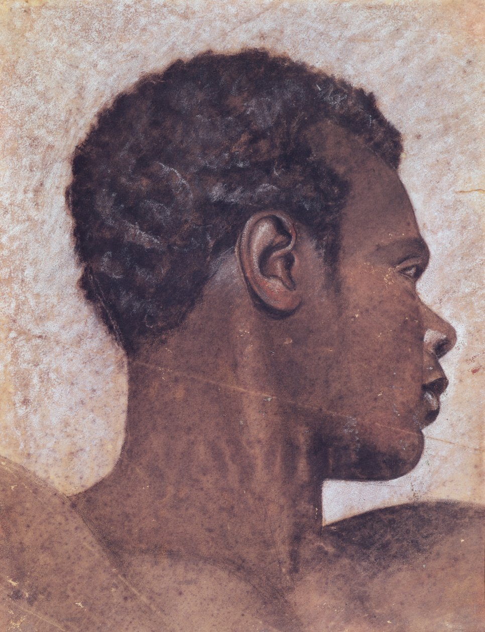 Testa di una persona nera da Theodore Gericault
