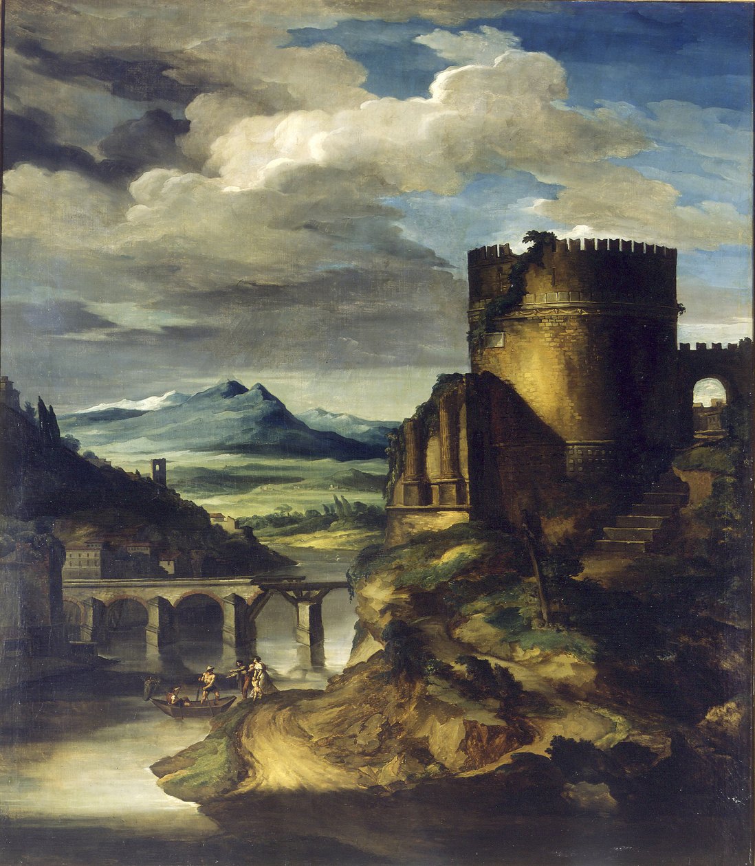Paesaggio con una tomba da Theodore Gericault
