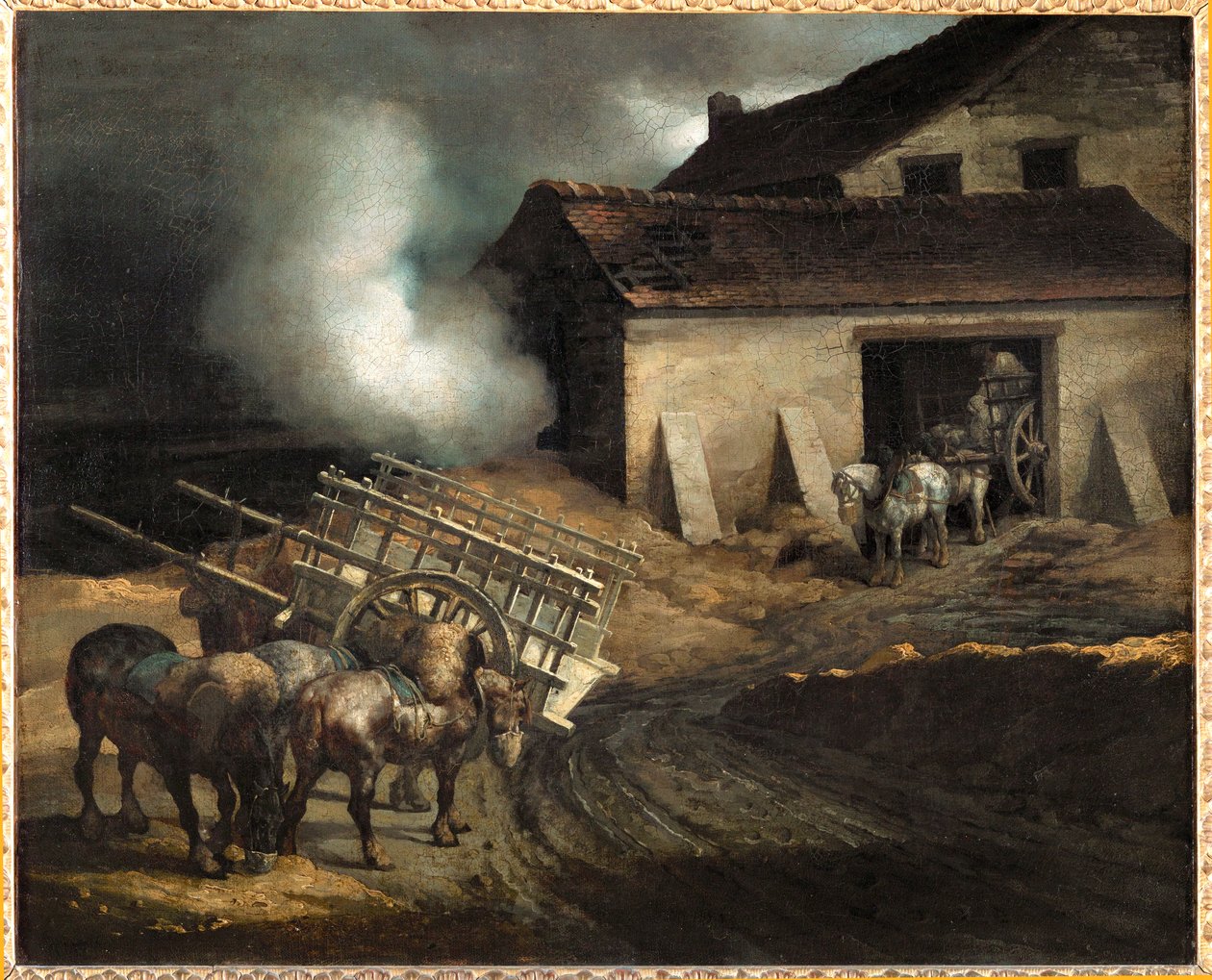 Le four a platre. Il forno a gesso ... da Theodore Gericault