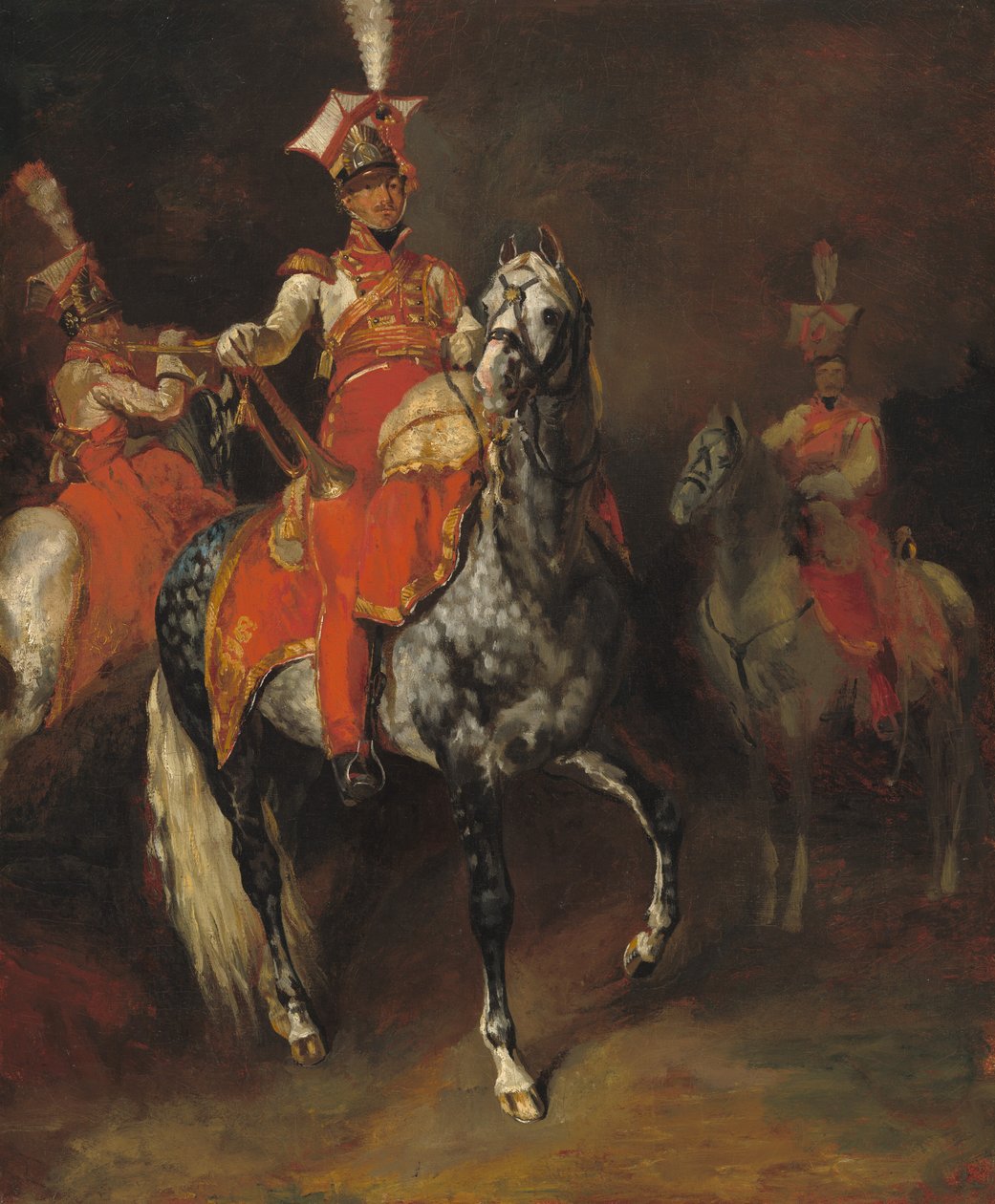 Trombettieri a cavallo della Guardia Imperiale di Napoleone da Theodore Gericault