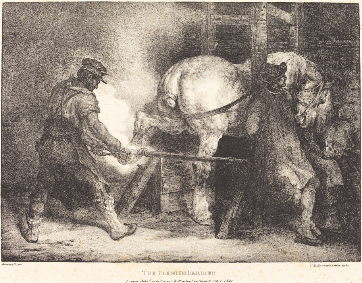 Il maniscalco fiammingo da Theodore Gericault