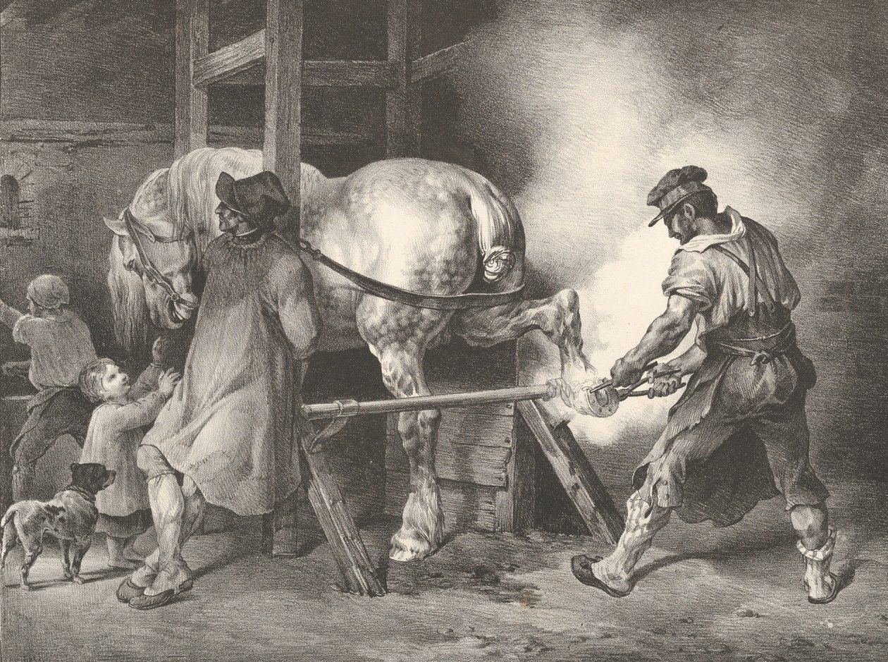 Il maniscalco fiammingo, 1822 da Theodore Gericault