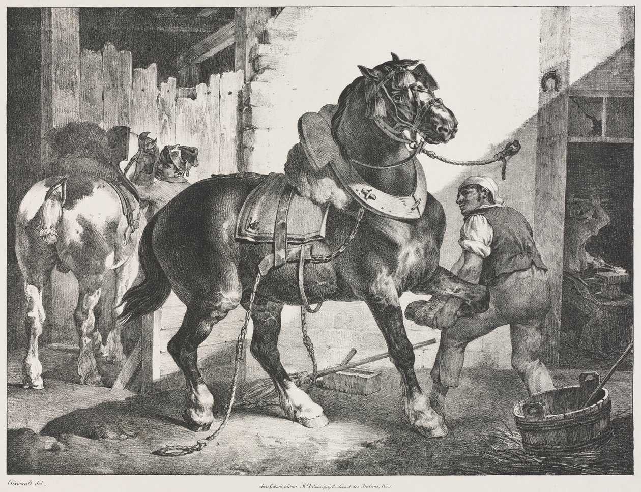 Il fabbro francese da Theodore Gericault