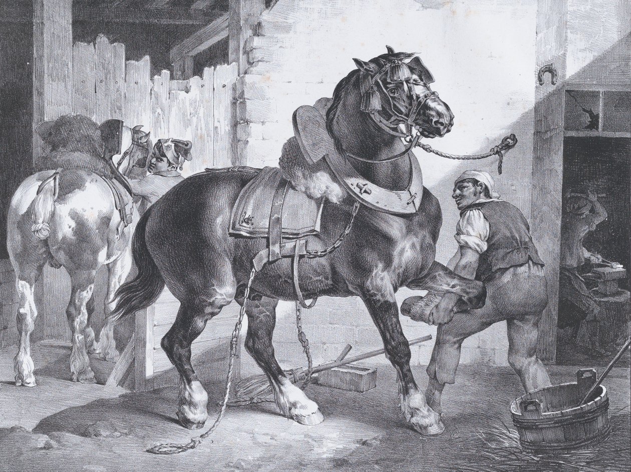 Il fabbro francese, 1822 da Theodore Gericault