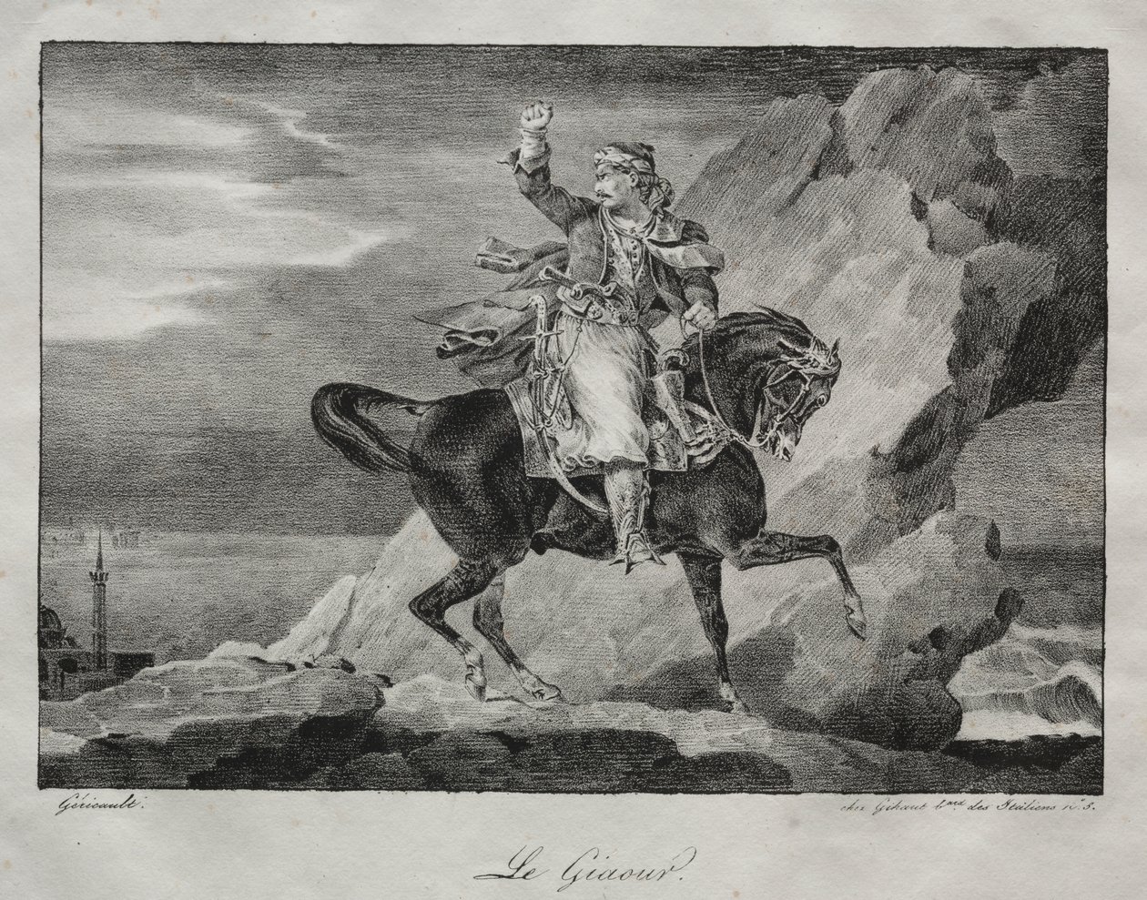 Il Giaour da Theodore Gericault
