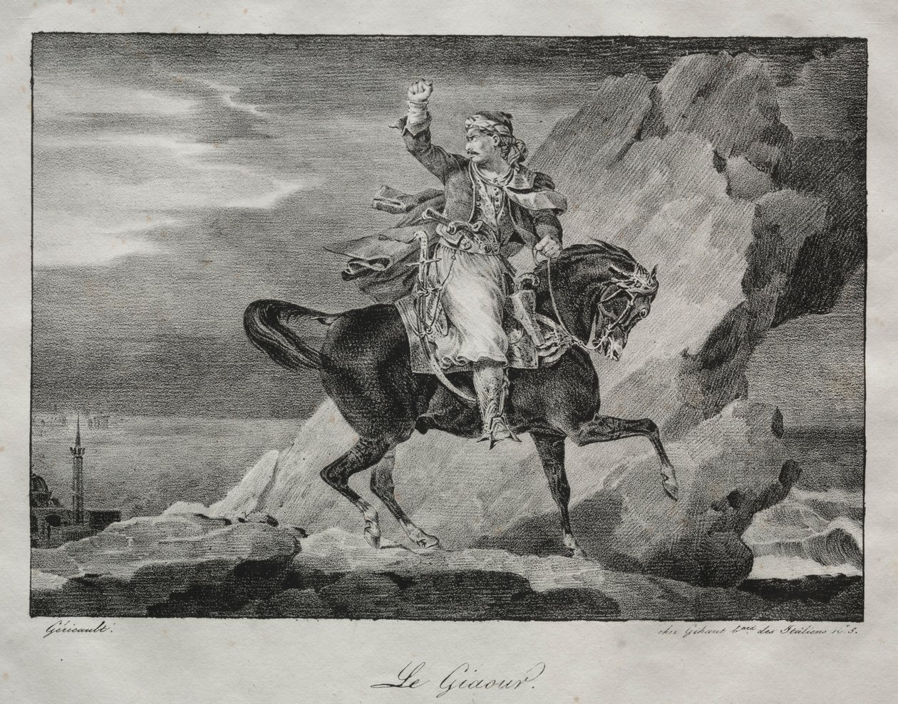 Il Giaour, 1820 da Theodore Gericault