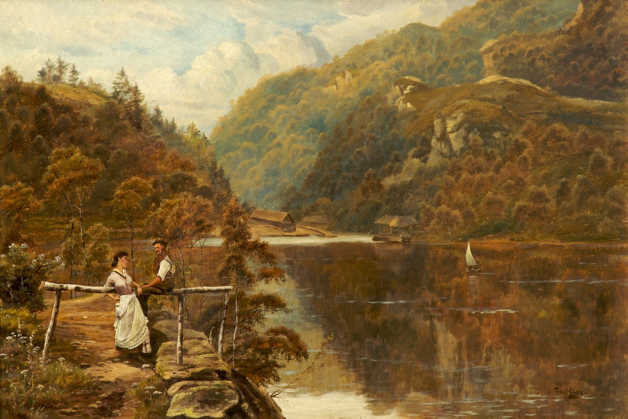 Il molo delle barche, Loch Katrine da Theodore Hines