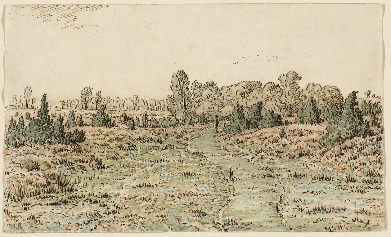 Sentiero nella Barbizonnières da Theodore Rousseau