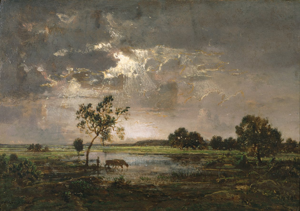 Paesaggio da Theodore Rousseau