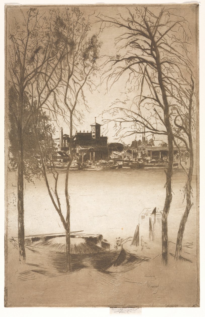 Laburni e Battersea, 1889-1898 da Theodore Roussel