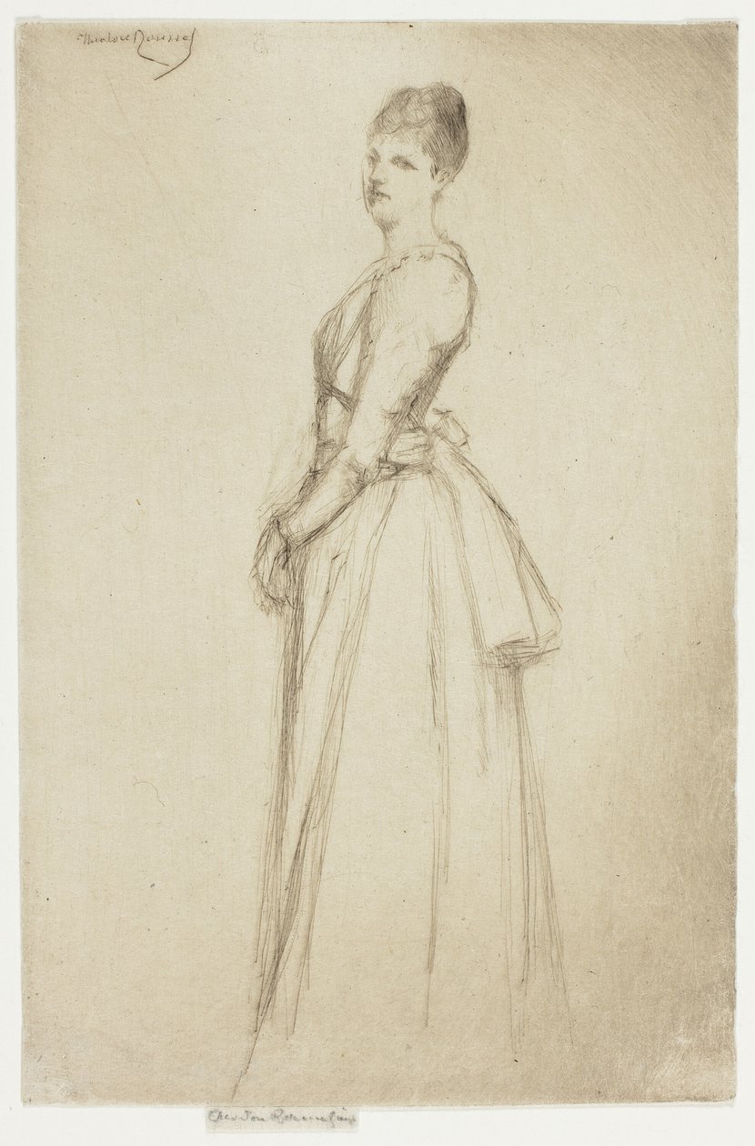 Ritratto della signora C. W. da Theodore Roussel