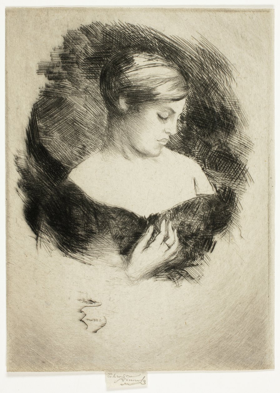 Profilo di una donna da Theodore Roussel