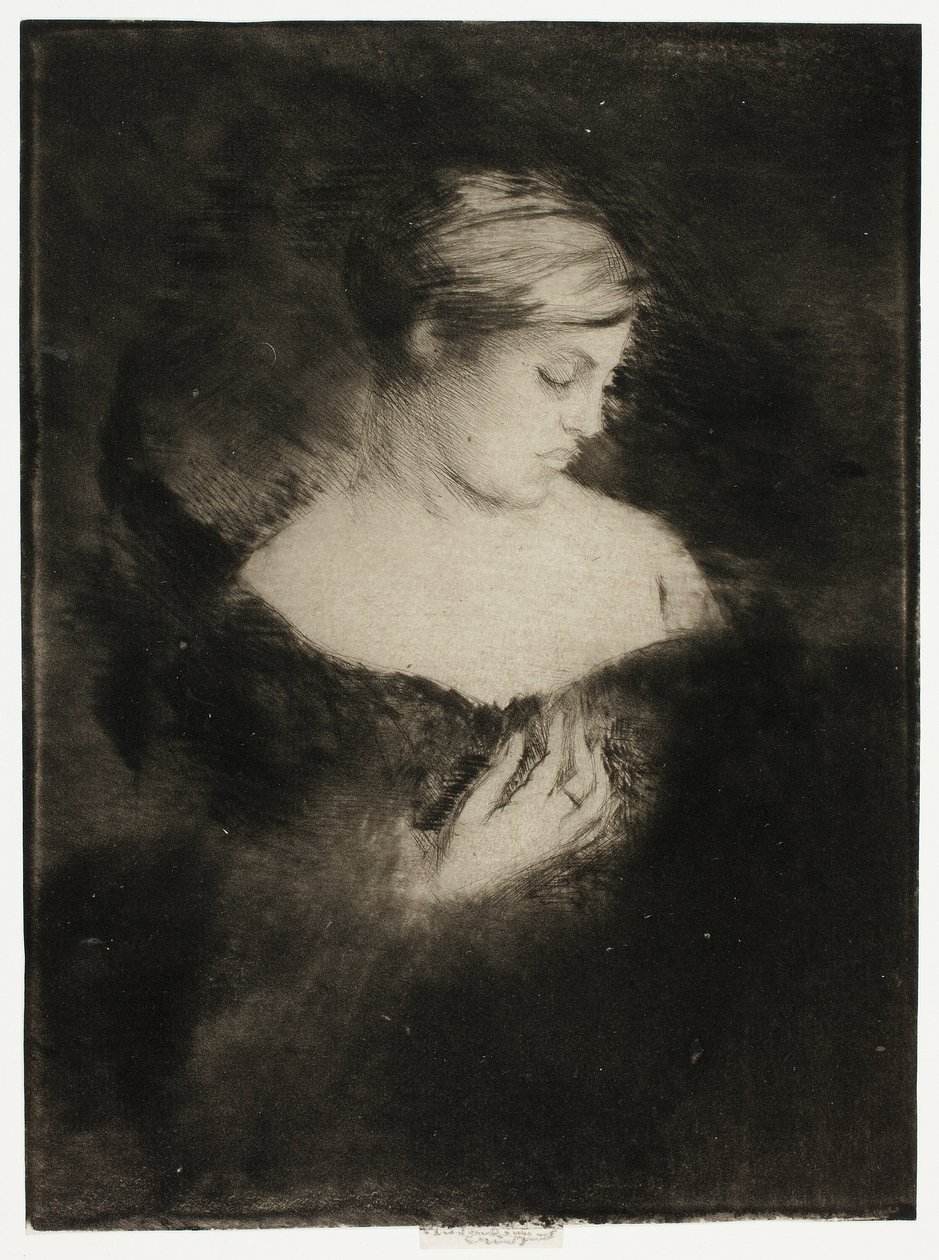 Profilo di una donna da Theodore Roussel