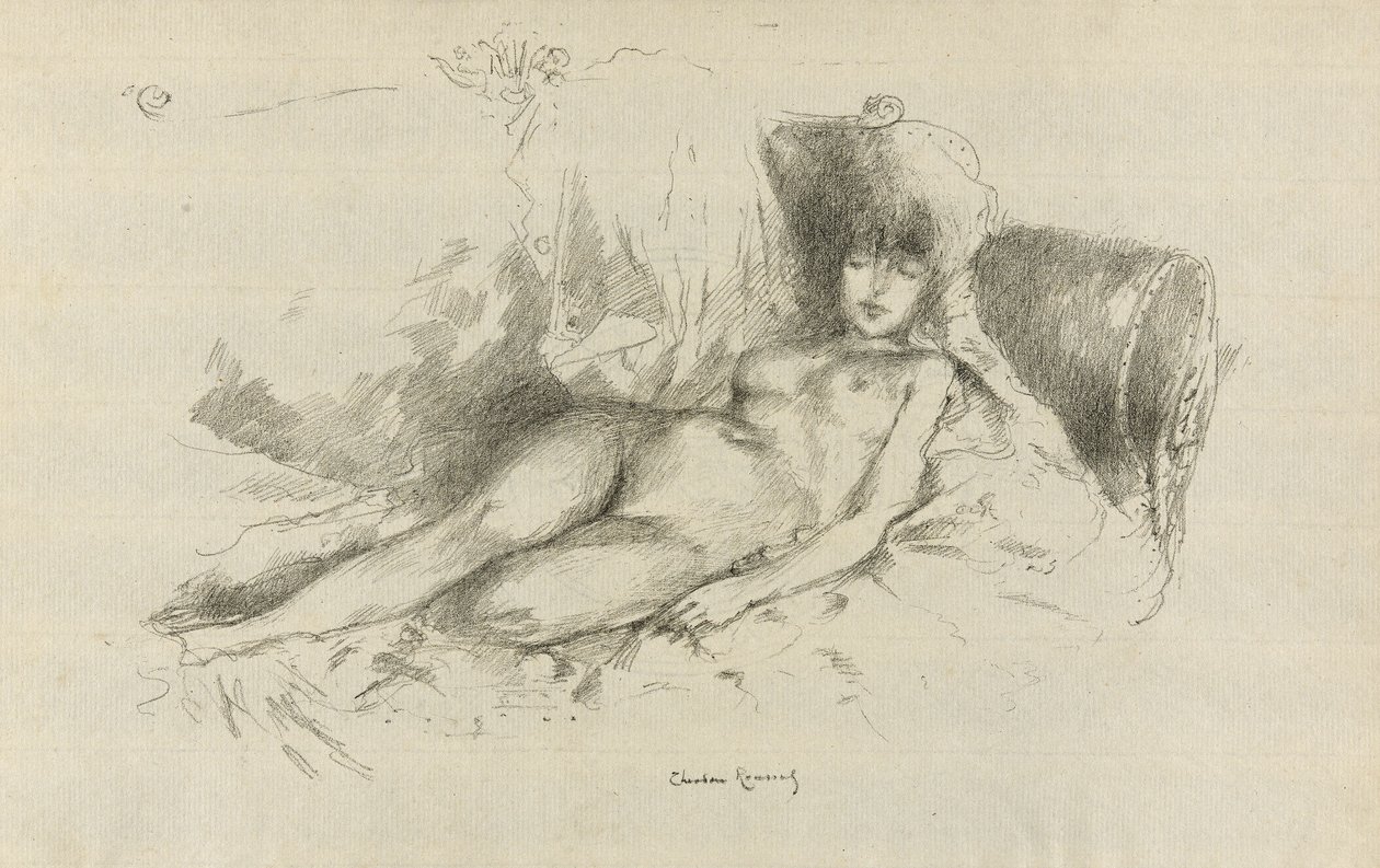 Studio dal Nudo, Donna Addormentata da Theodore Roussel