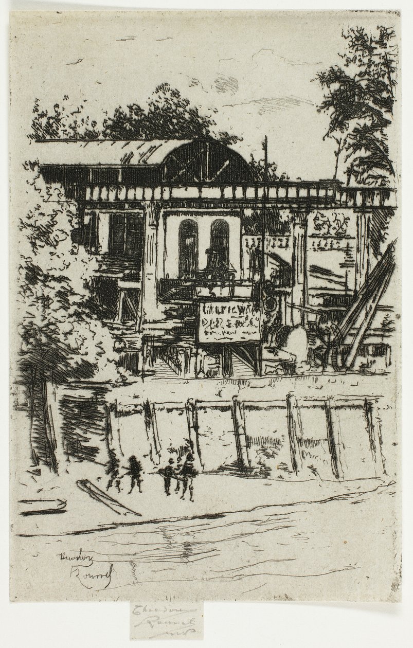 Il mulino a sega, Putney da Theodore Roussel