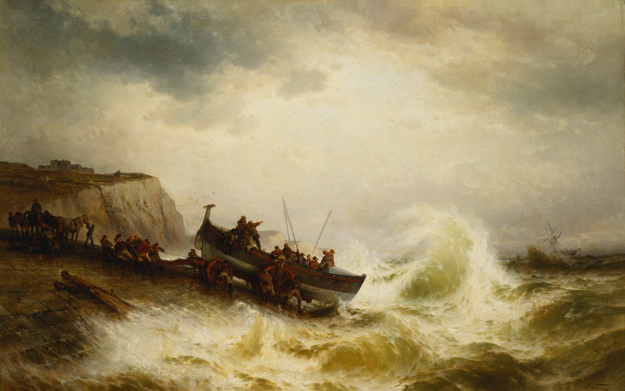La scialuppa di salvataggio di Dover da Theodore Weber