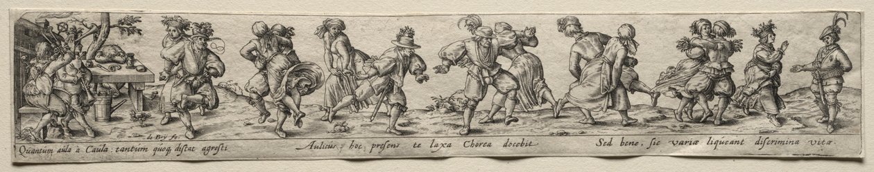 Danza dei contadini da Theodore de Bry