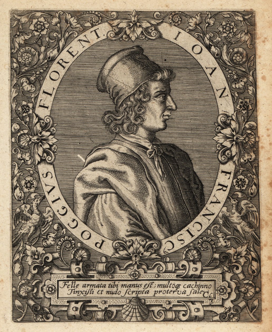 Gian Francesco Poggio Bracciolini da Theodore de Bry