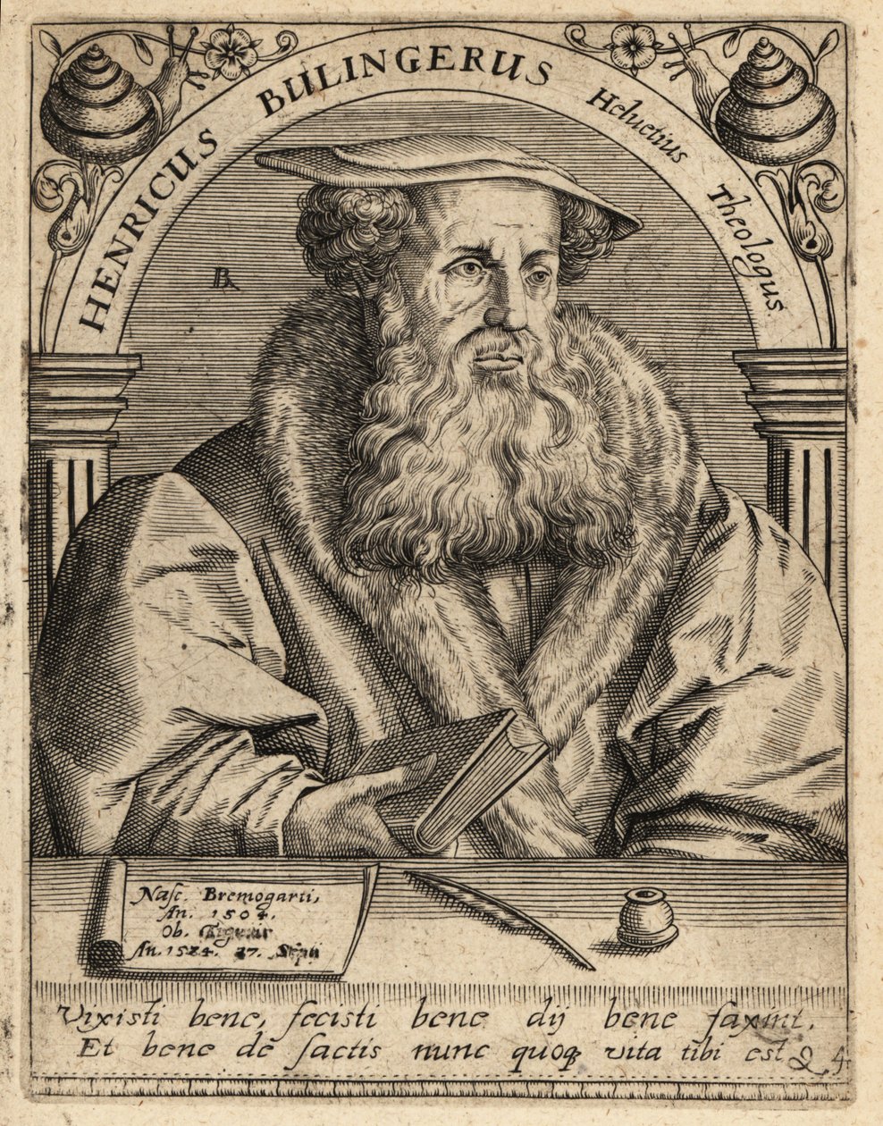 Heinrich Bullinger da Theodore de Bry