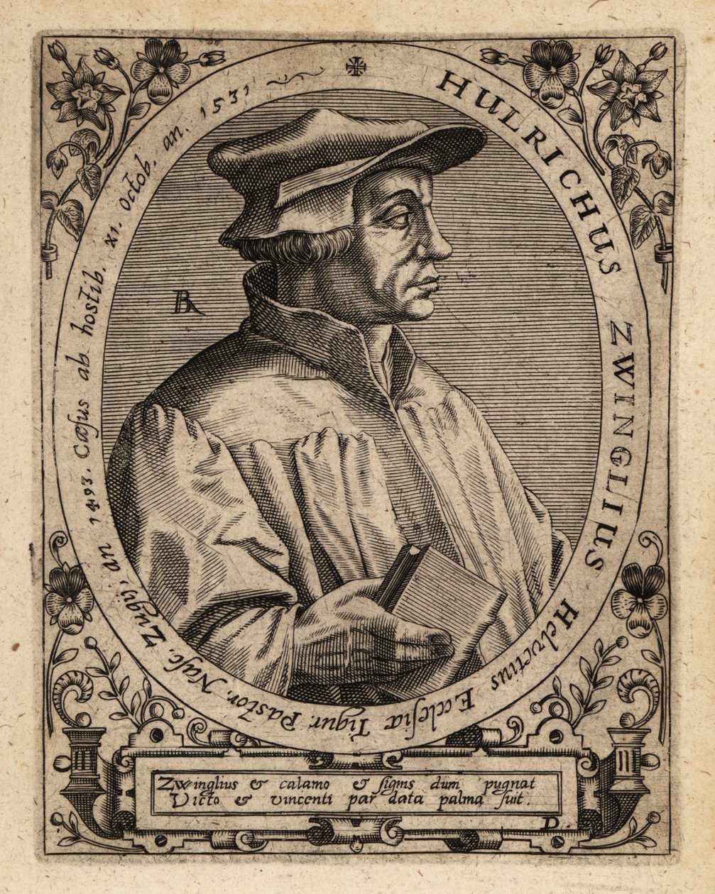 Huldrych Zwingli da Theodore de Bry