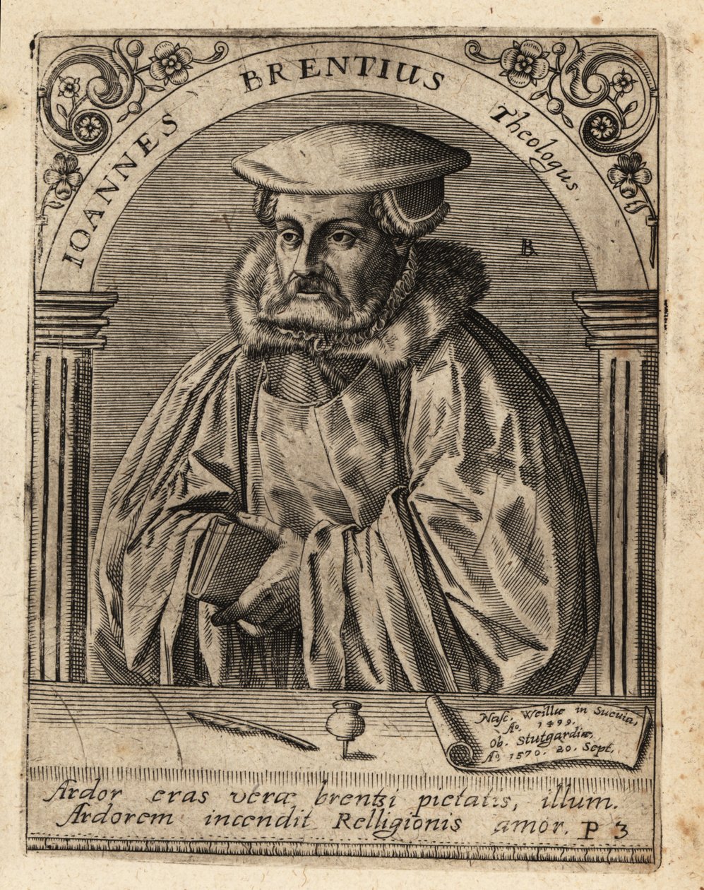 Johann Brenz da Theodore de Bry