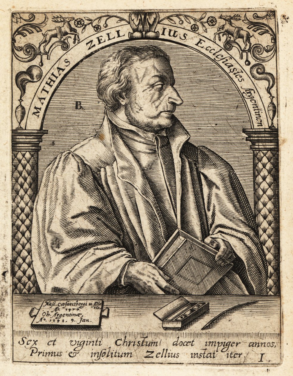 Matthäus Zell da Theodore de Bry