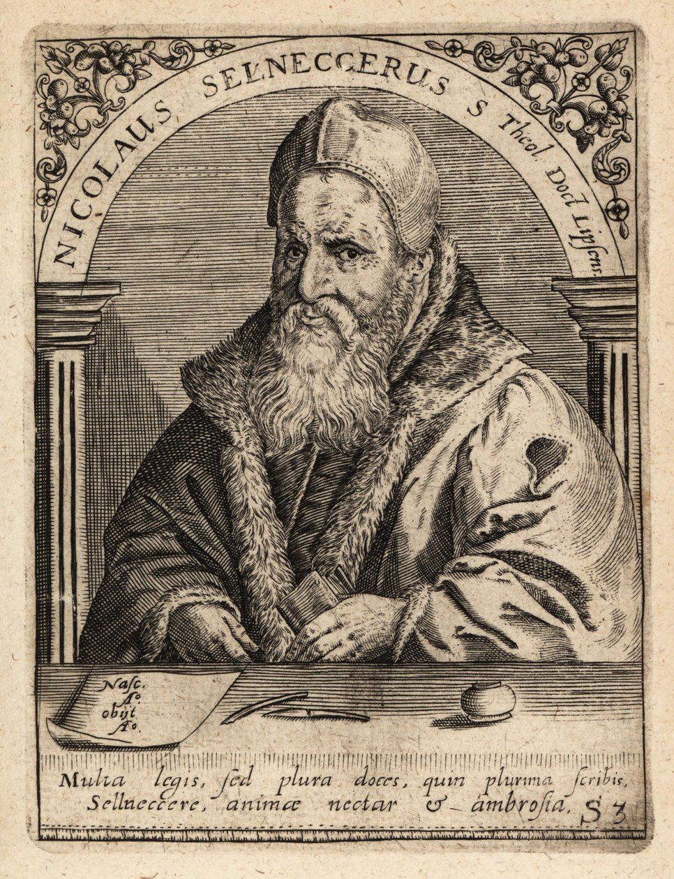 Nikolaus Selnecker da Theodore de Bry
