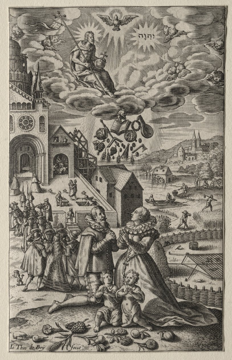 Preghiera da Theodore de Bry