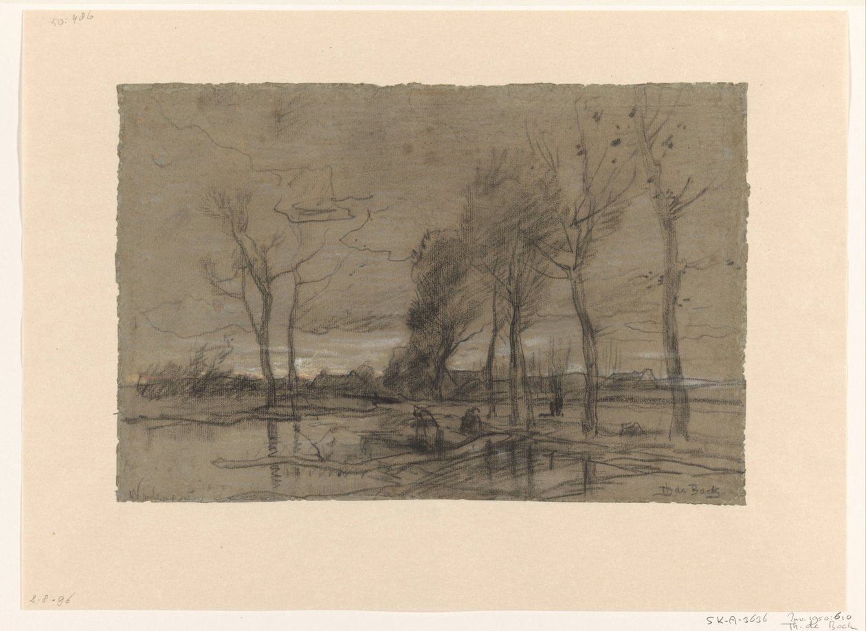 Paesaggio autunnale da Theophile de Bock