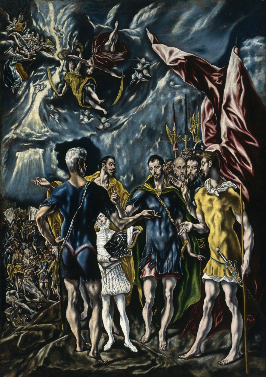 Il martirio di San Maurizio, c.1600-25 da Theotocopoulos Jorge Manuel c.1578 1631 Theotocopoulos Jorge Manuel c.1578 1631