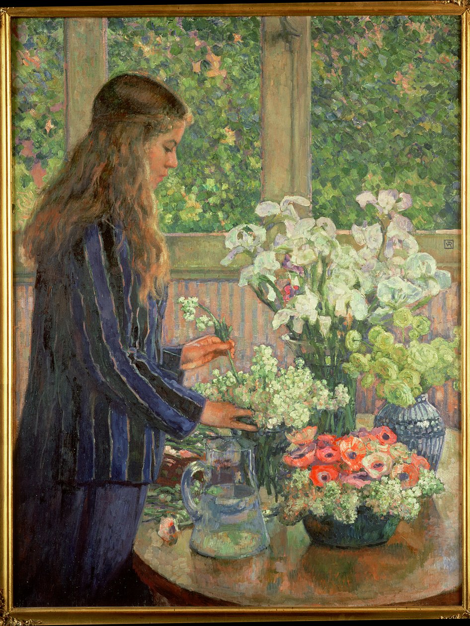 Fiori da giardino da Théo van Rysselberghe