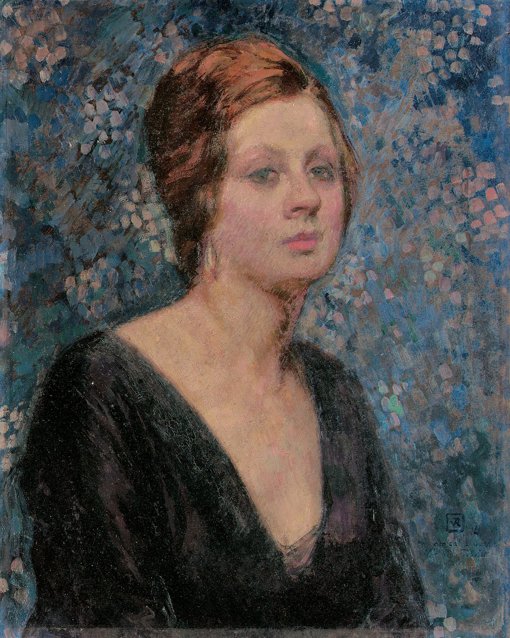 Ritratto di Valentine Tessier, 1914 da Théo van Rysselberghe