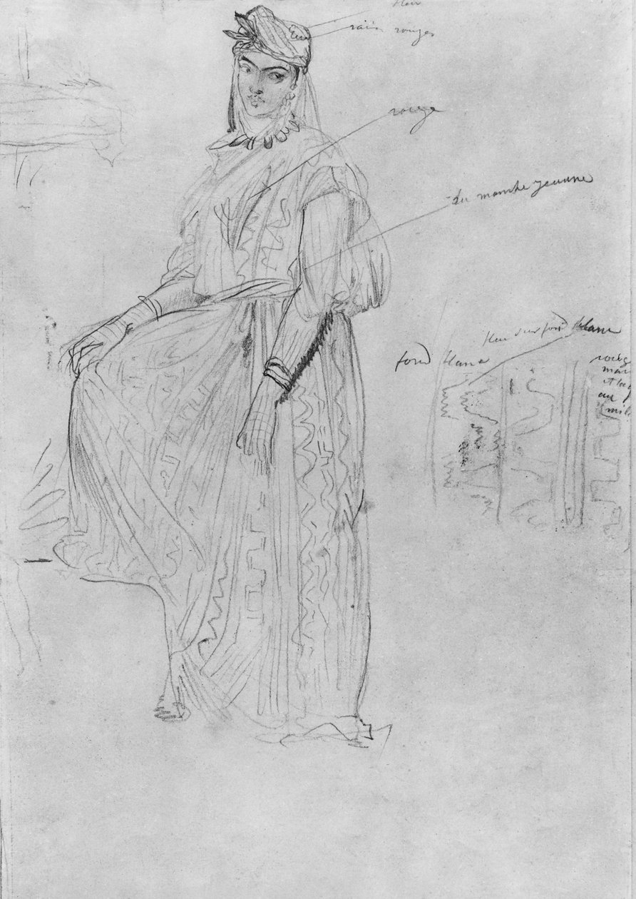 Donna moresca da Théodore Chassériau