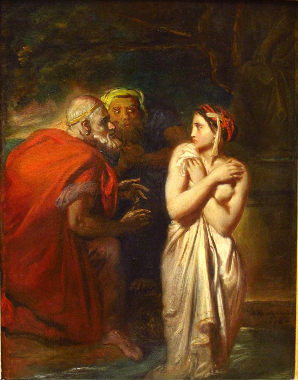 Susanna e i vecchioni da Théodore Chassériau