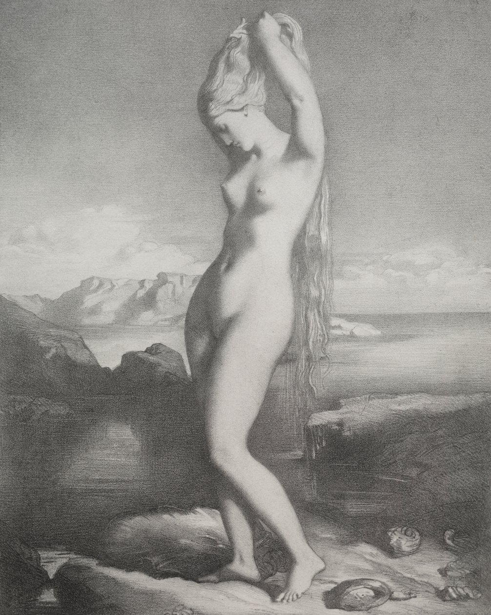 Venere Anadiomene da Théodore Chassériau