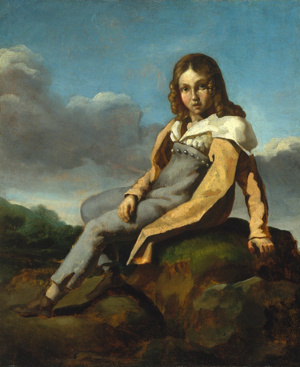Alfred Dedreux (1810-1860) da bambino da Theodore Gericault