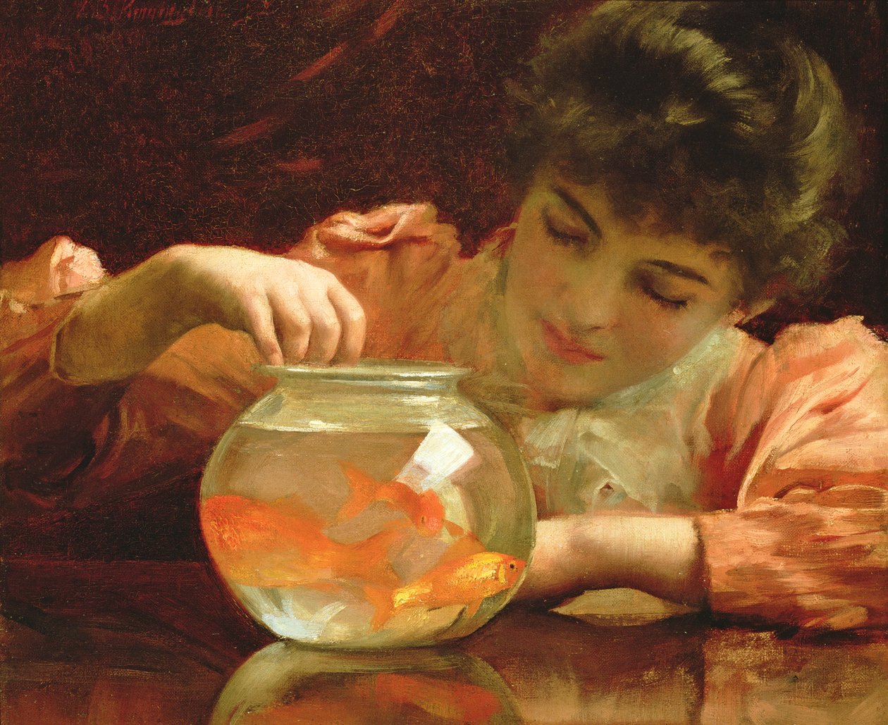 La boccia dei pesci rossi da Thomas Benjamin Kennington