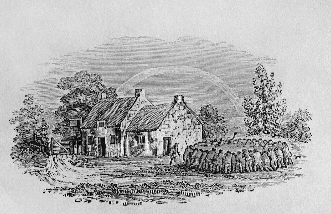 Combattimento di galli fuori da una locanda, c.1801, da 