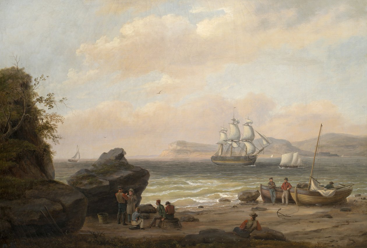 Veduta marina, 1835 da Thomas Birch